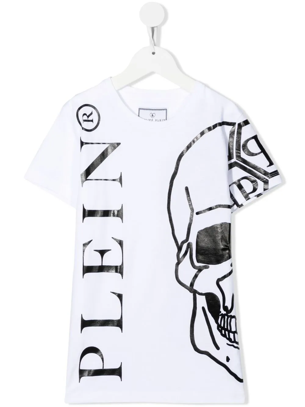 

Philipp Plein Junior playera con motivo Skull - Blanco
