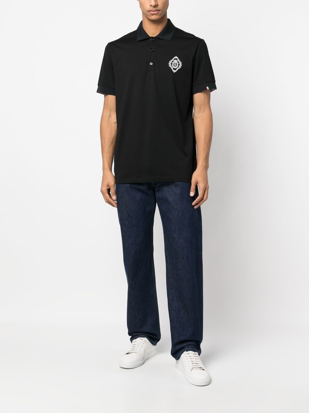 Billionaire Poloshirt met logoprint - Zwart