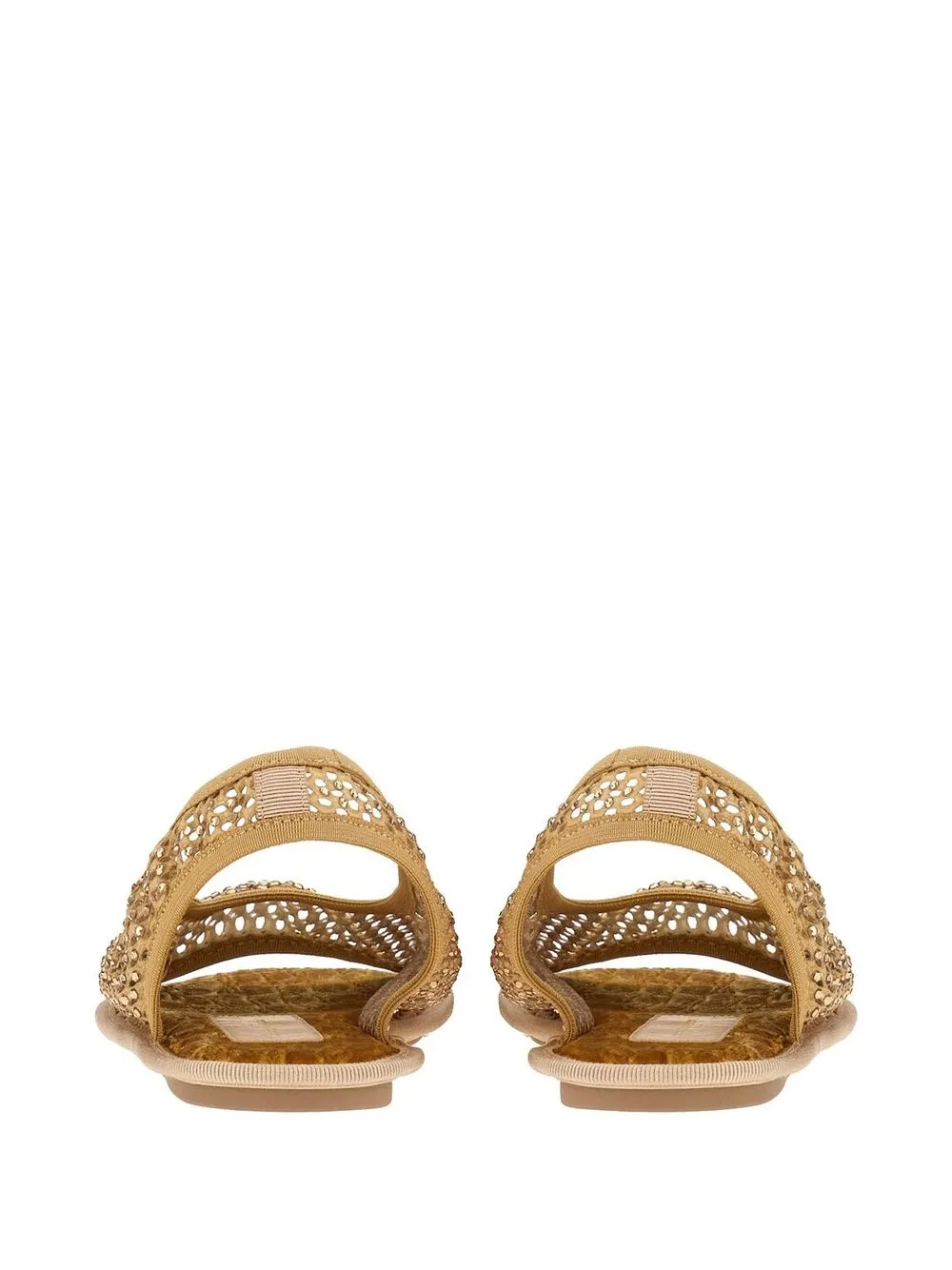  Ferragamo Nomadic Stories Slingback Sandalen   Gold 