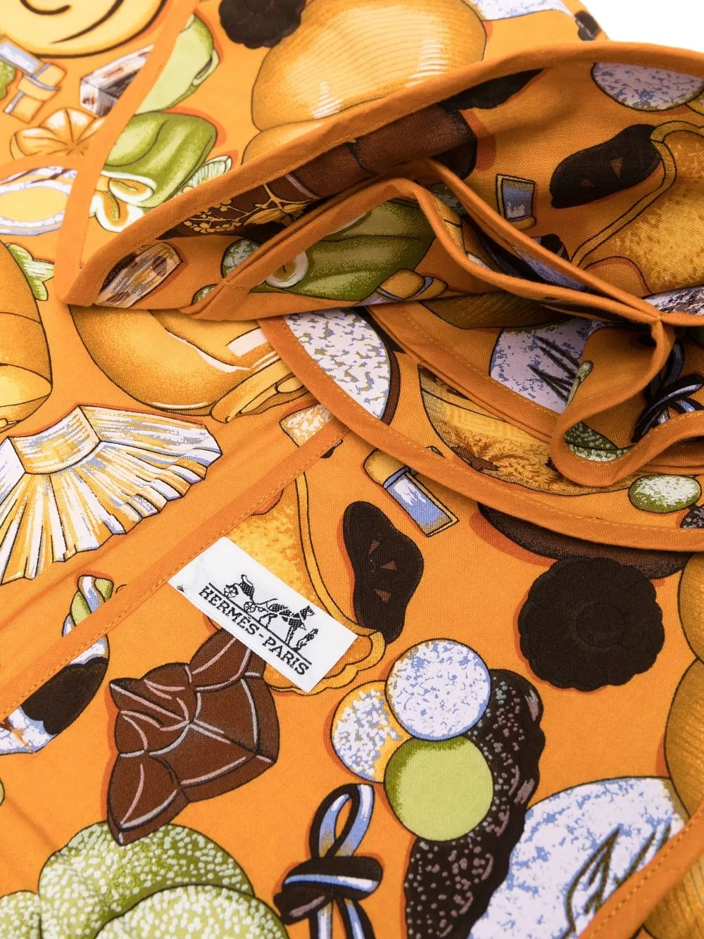 Hermès Pre-Owned pre-owned printed cooking set | Orange | Image 1