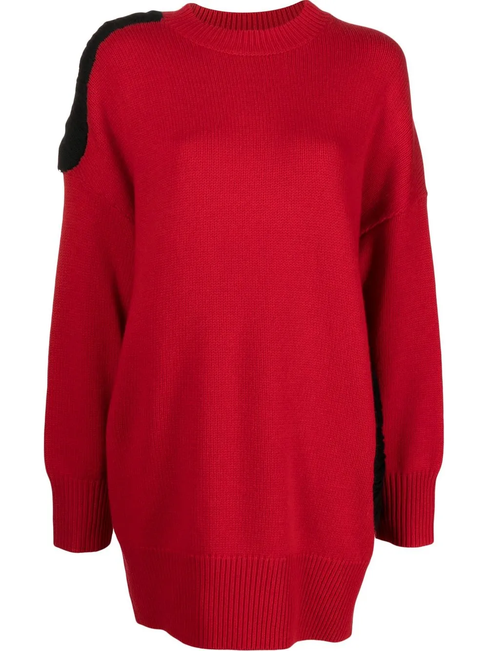 cut-out detail virgin wool-cashmere jumper