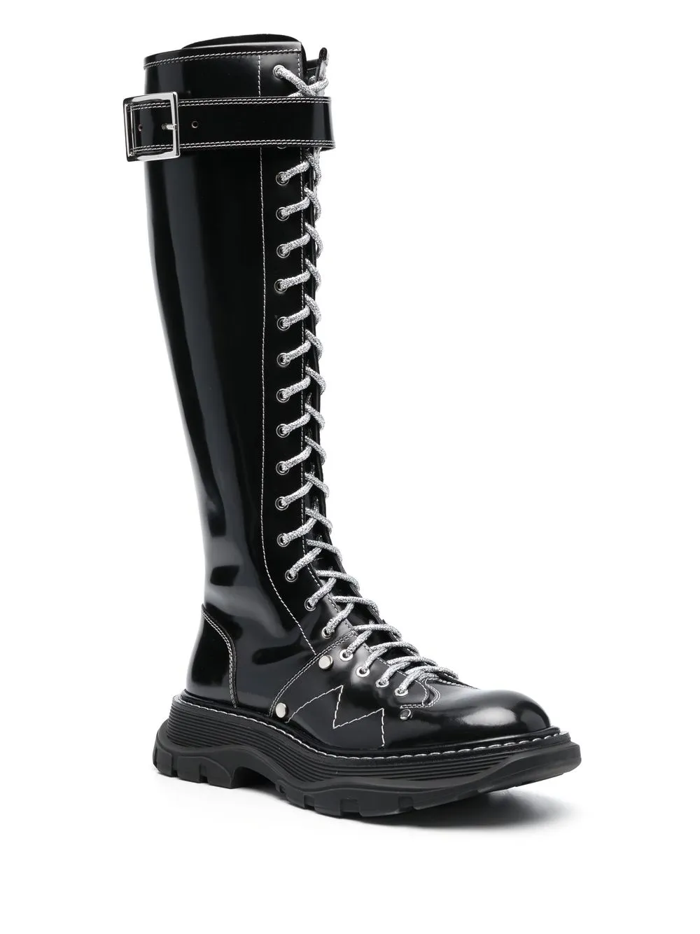 Alexander McQueen Tread Slick laarzen - Zwart