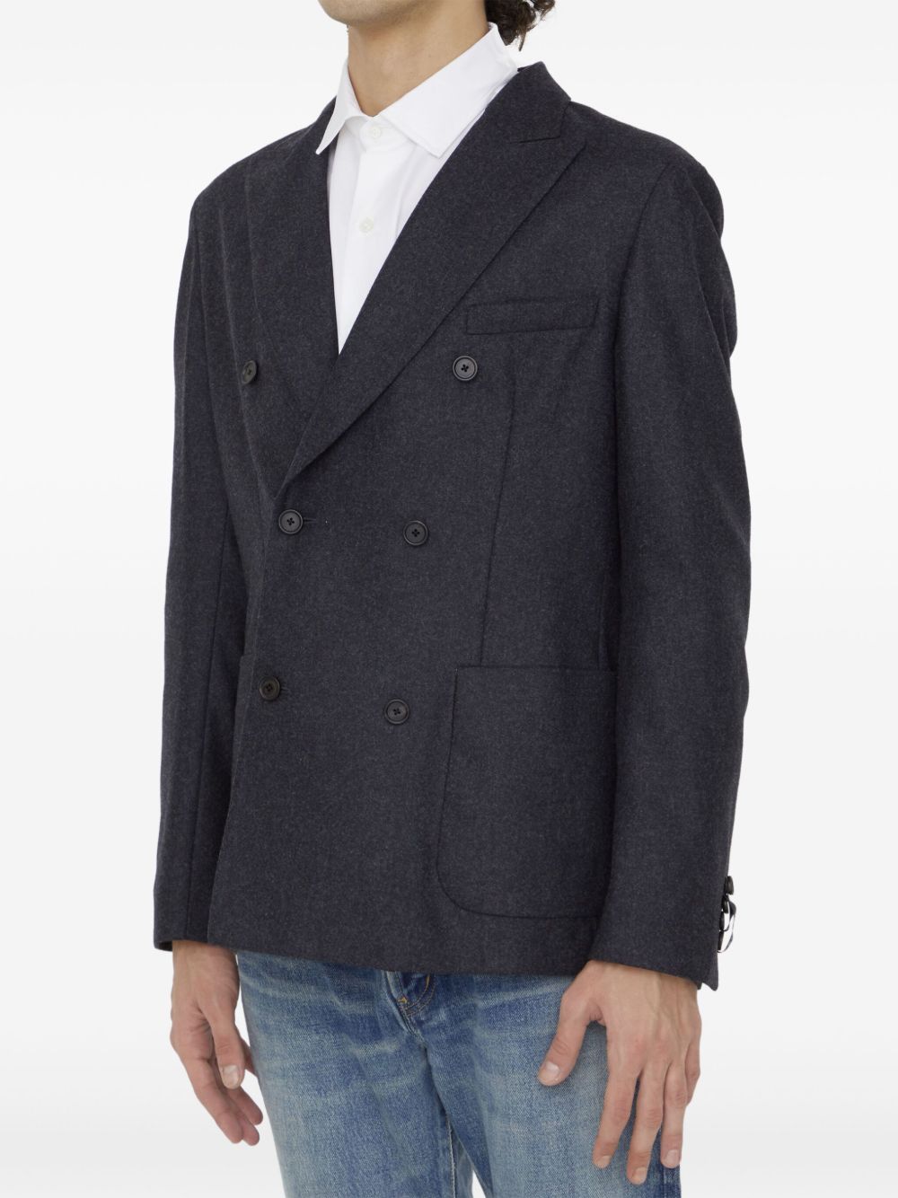 Tonello Wollen blazer - Grijs