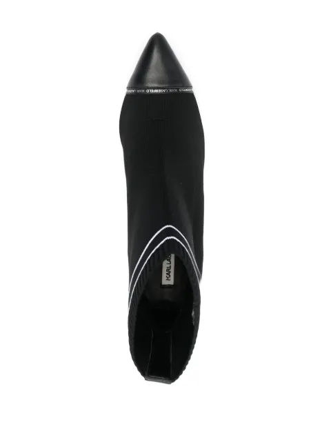 Karl Lagerfeld 95mm heeled pointed boots KL31352K00 - 3