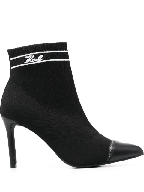 Karl Lagerfeld bottes pointues à talon 95 mm