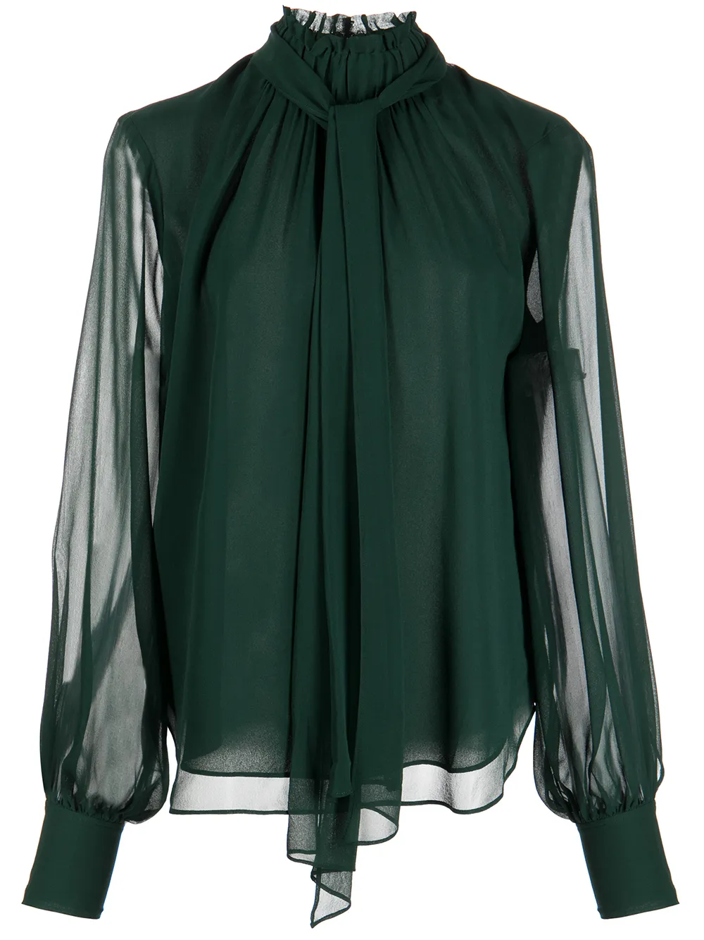 

FRAME blusa semitransparente - Verde