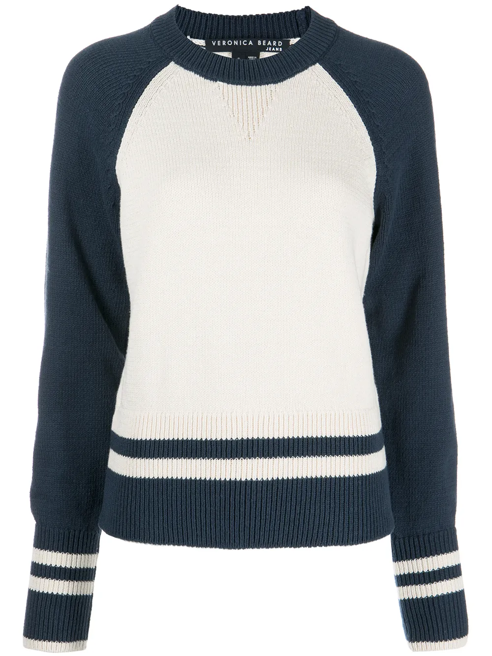 

Veronica Beard Ralie two-tone jumper - Blue