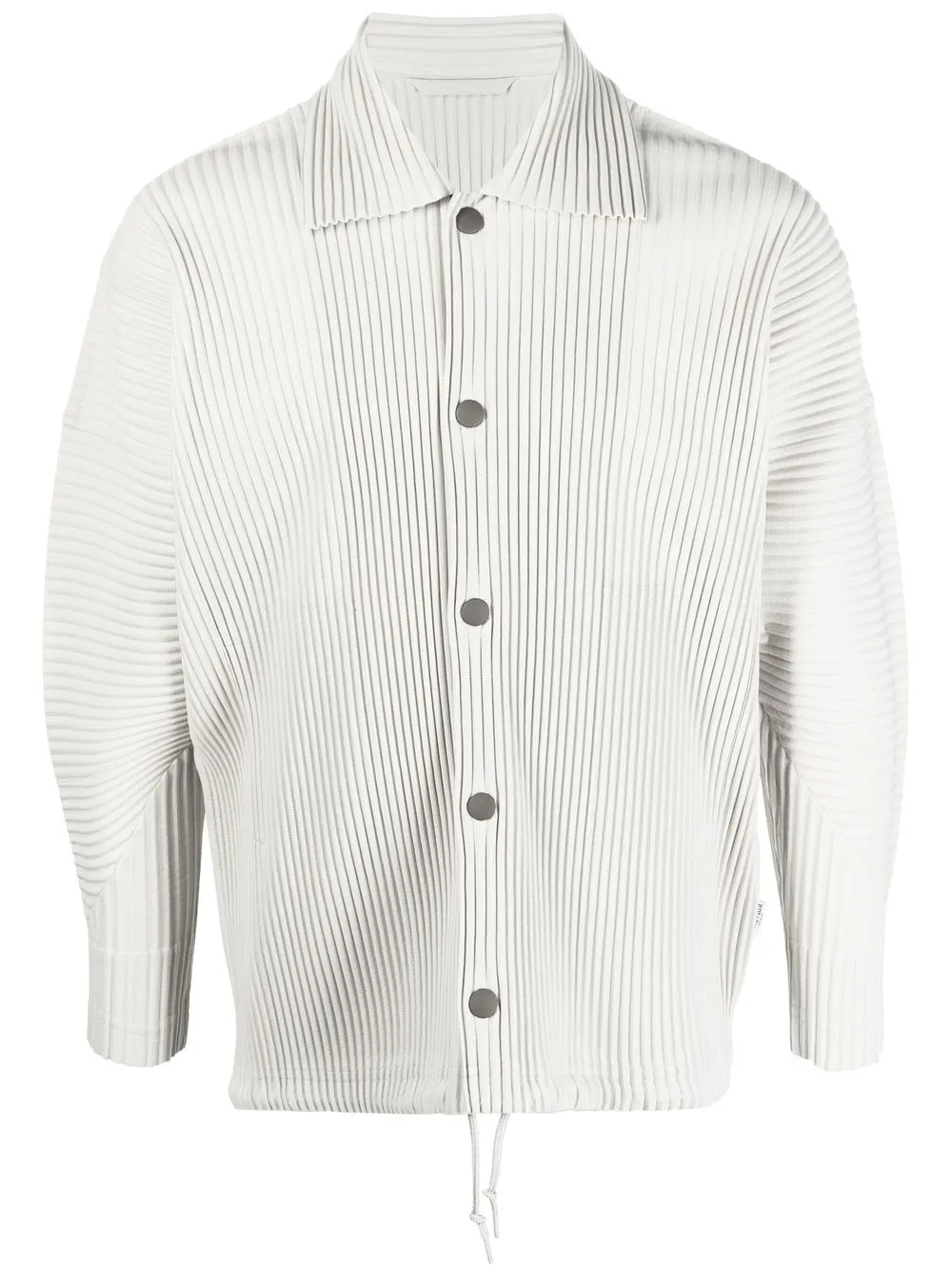 

Homme Plissé Issey Miyake camisa de tejido técnico plisada - Gris