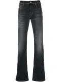 Billionaire logo-patch straight-leg jeans - Grey