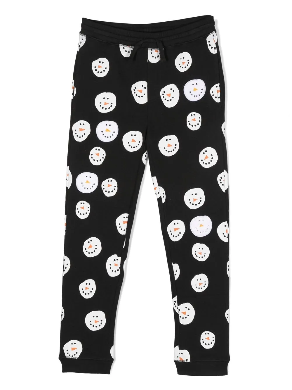 

Stella McCartney Kids snowman-print track pants - Black