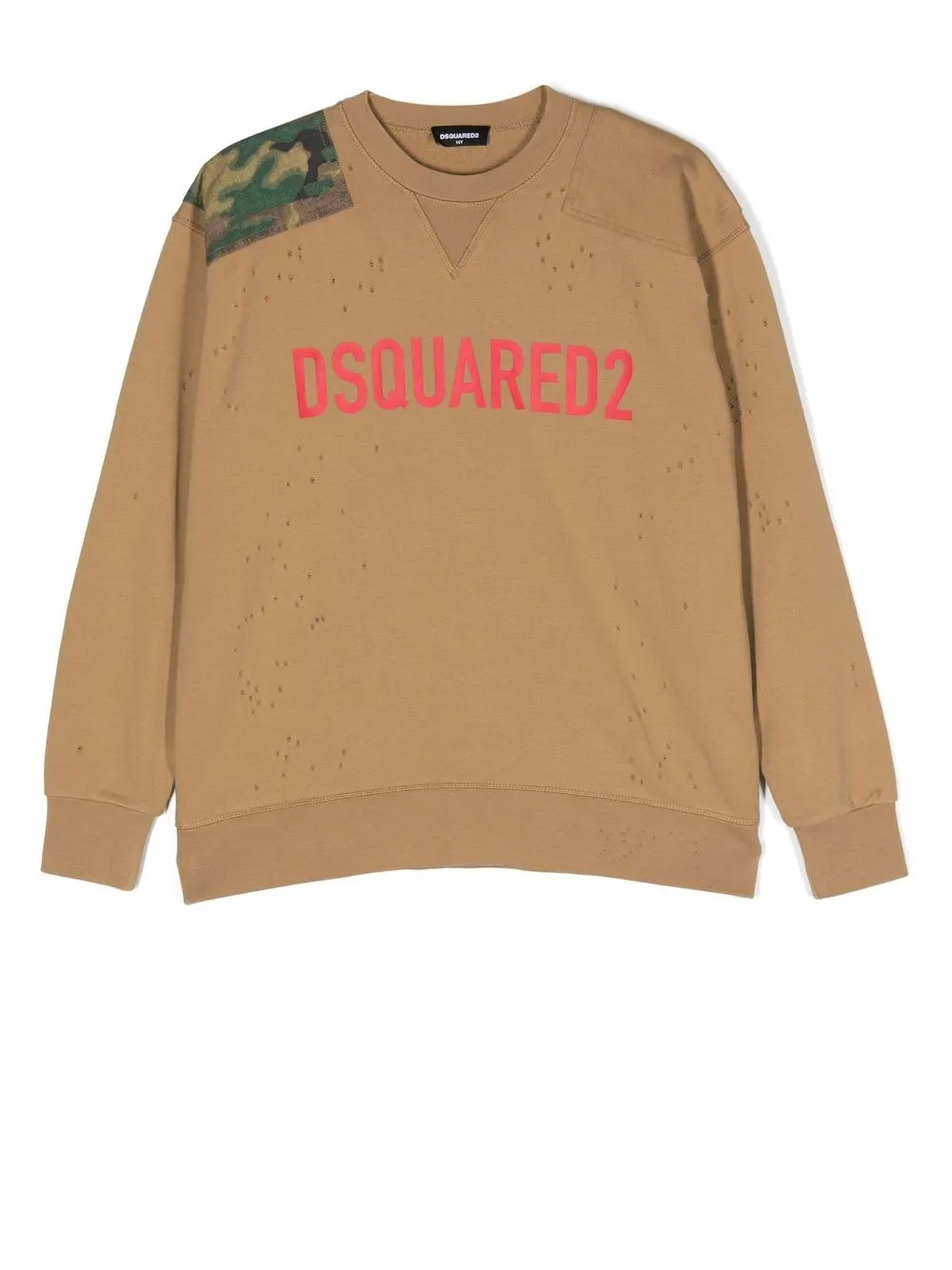 

Dsquared2 Kids sudadera con logo estampado - Neutro