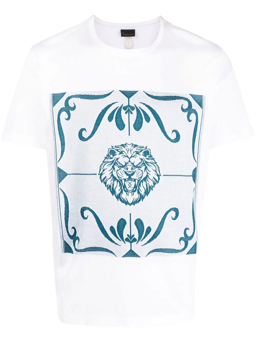 

Billionaire logo-print round-neck T-shirt - White