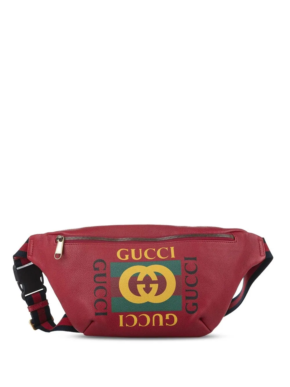 

Gucci Pre-Owned cangurera con motivo Interlocking G - Rojo