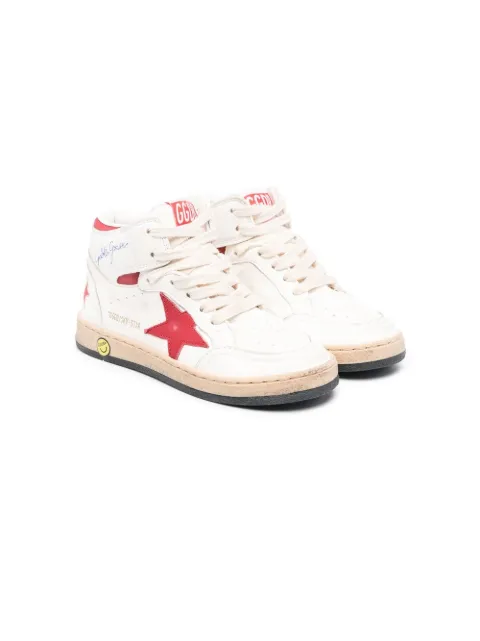 Golden Goose Kids baskets montantes Sky-Star