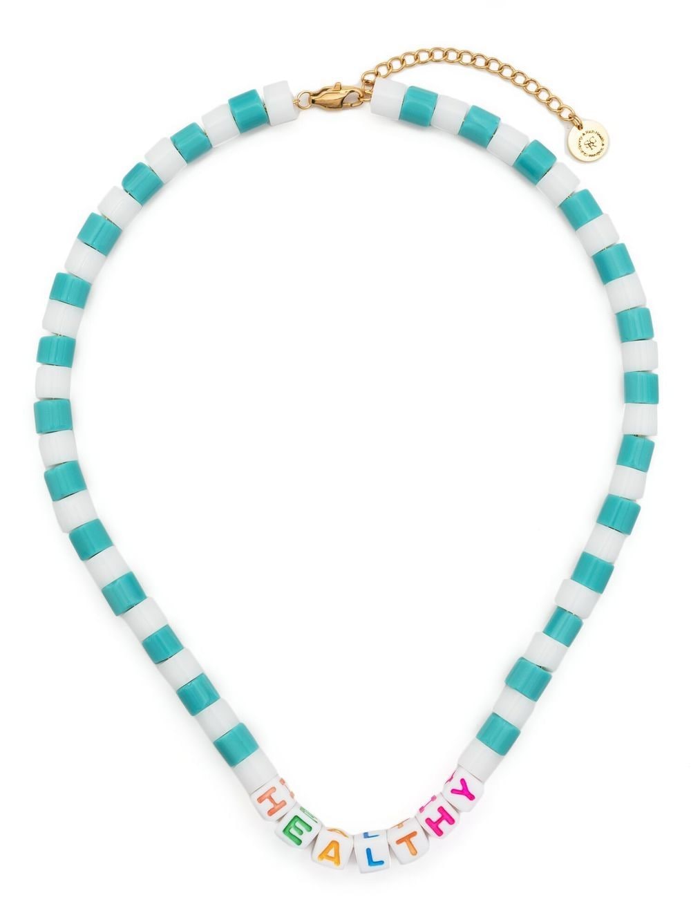 Sporty & Rich Healthy beaded necklace