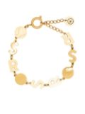 Sporty & Rich SR Tennis bracelet - Gold