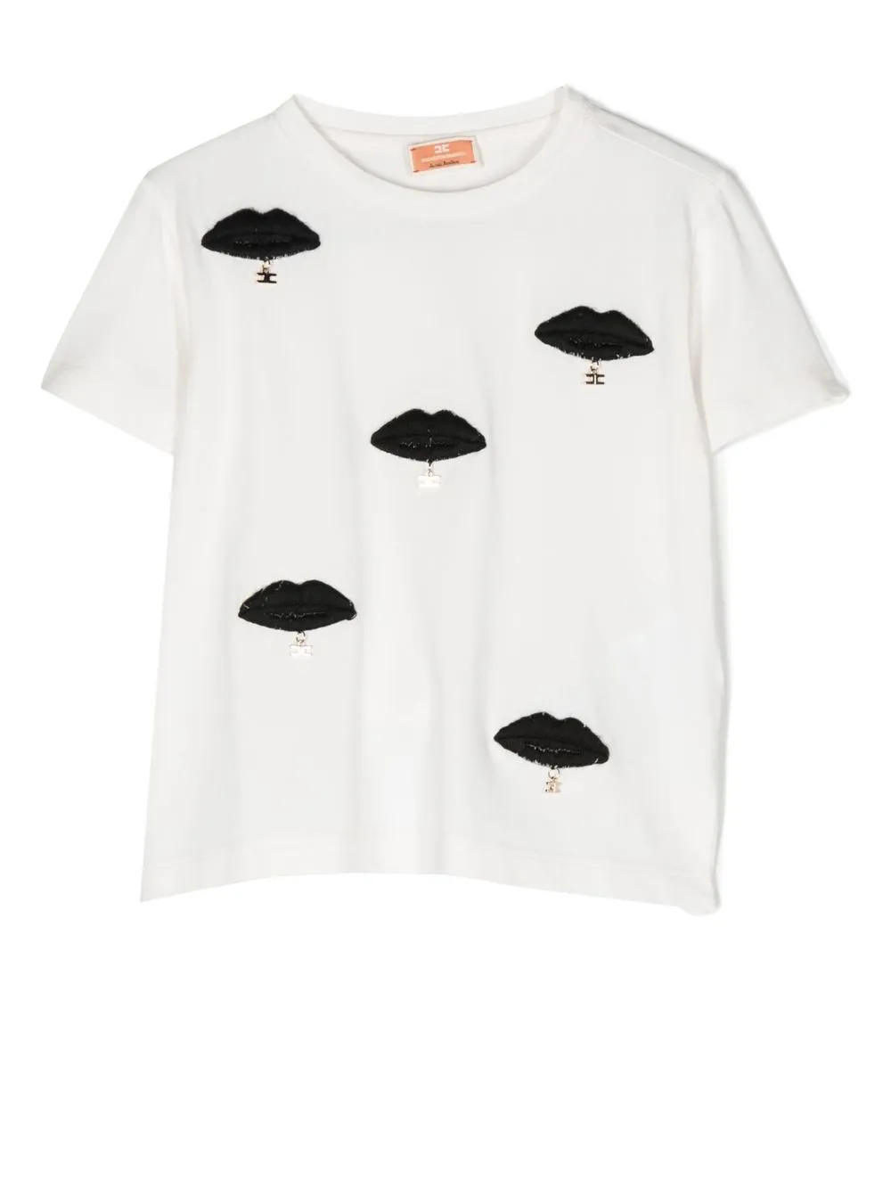 

Elisabetta Franchi La Mia Bambina playera con logo bordado - Blanco