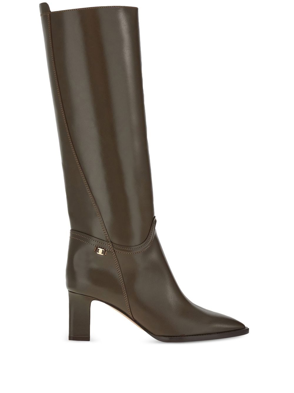 Vara chain knee-high boots