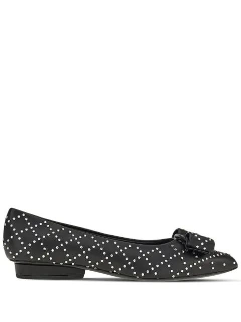 Ferragamo Viva rhinestone-embellished ballet flats