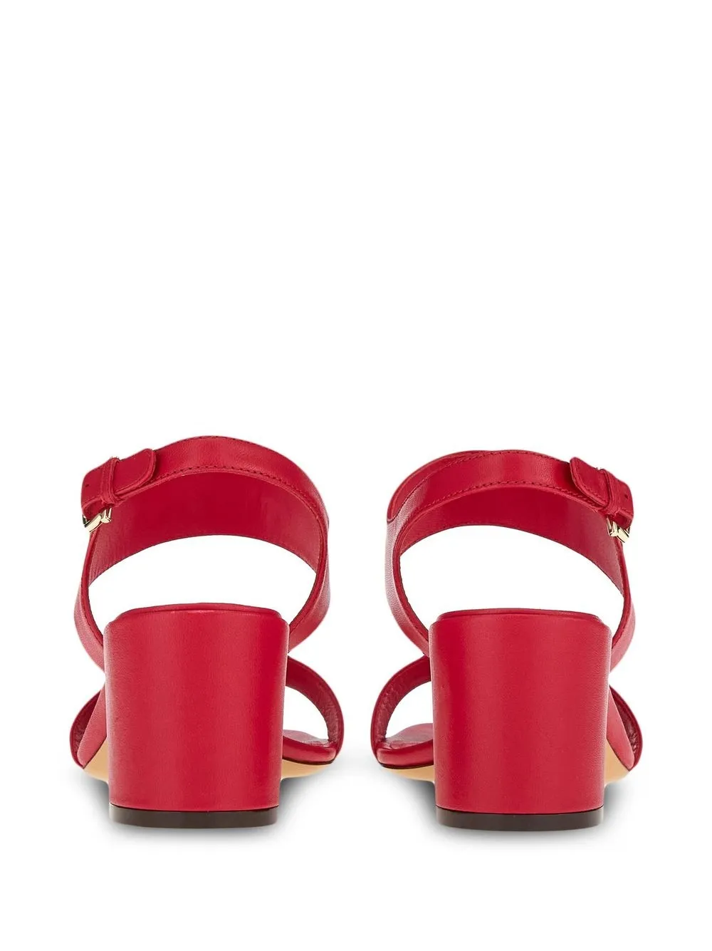 Ferragamo Gancini Sandal In Red
