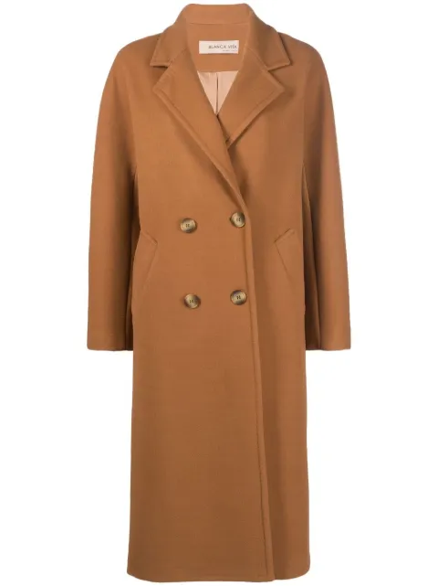 Blanca Vita double-breasted coat