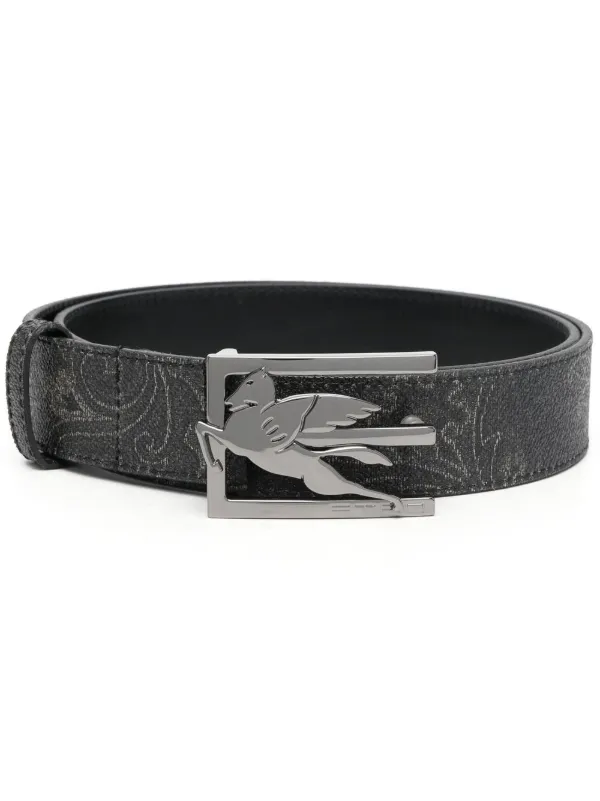 ETRO logo-buckle Leather Belt - Farfetch