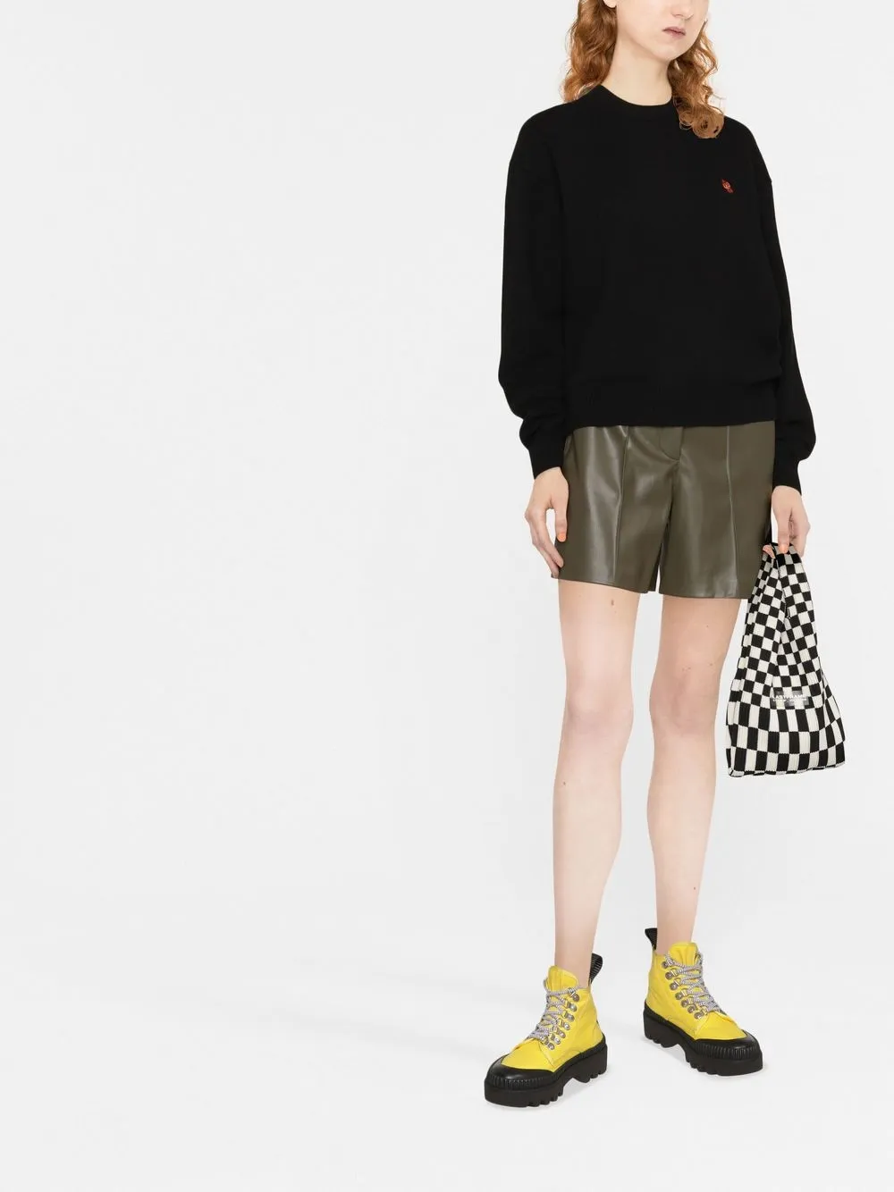 Kenzo Trui met logopatch - Zwart