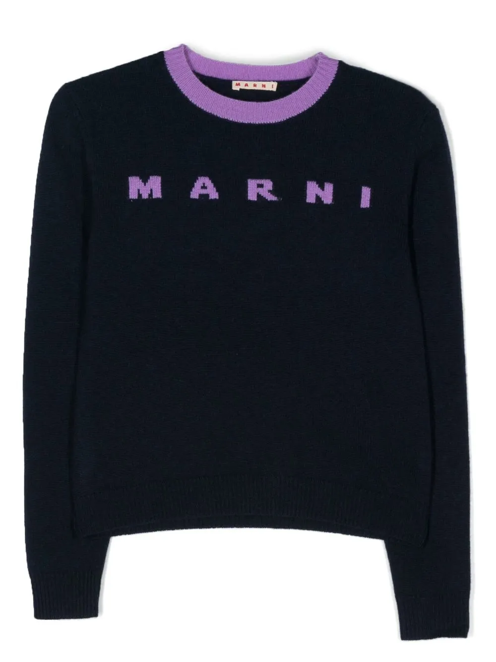 

Marni Kids suéter tejido manga larga - Azul