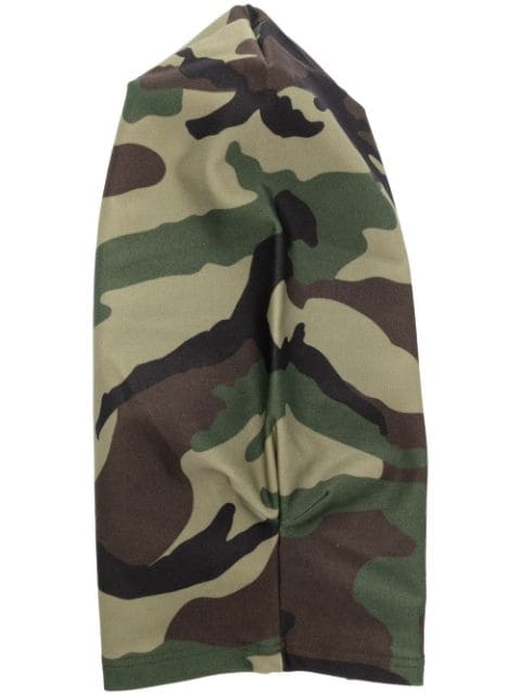 VETEMENTS máscara con motivo militar