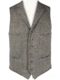 Polo Ralph Lauren herringbone V-neck waistcoat - Black