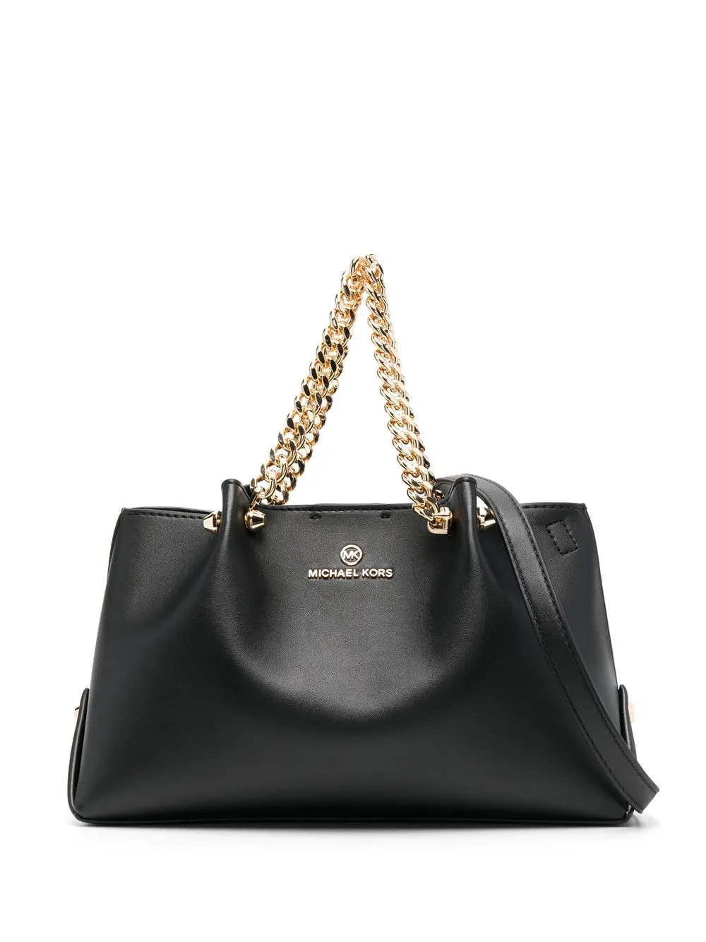 

Michael Michael Kors tote con placa del logo - Negro