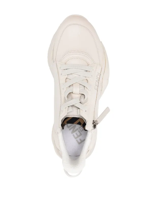 FENDI logo print Sneakers Neutrals FARFETCH IE