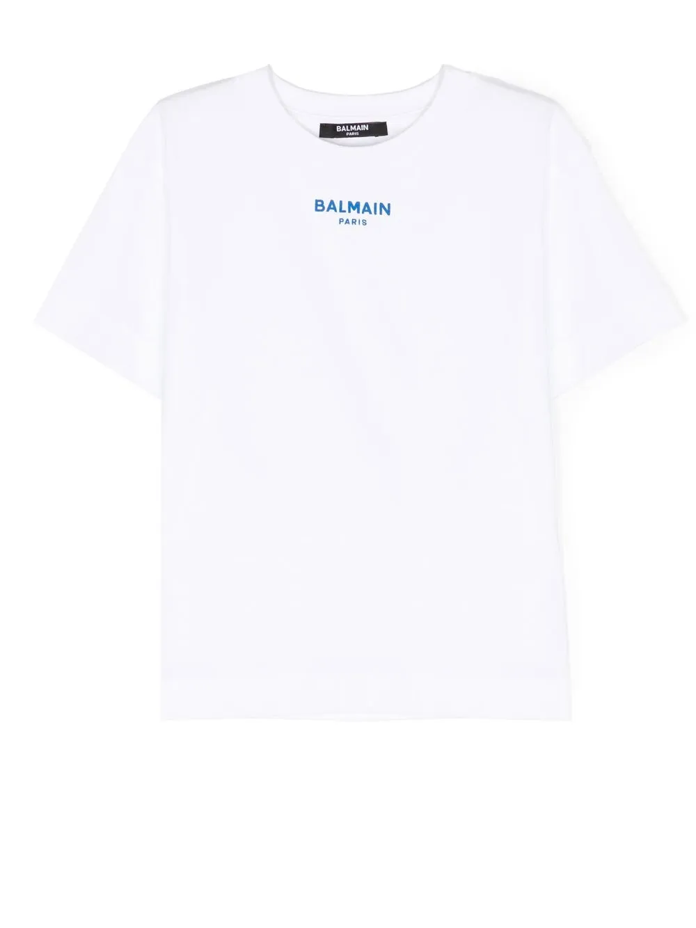 

Balmain Kids playera con logo estampado - Blanco