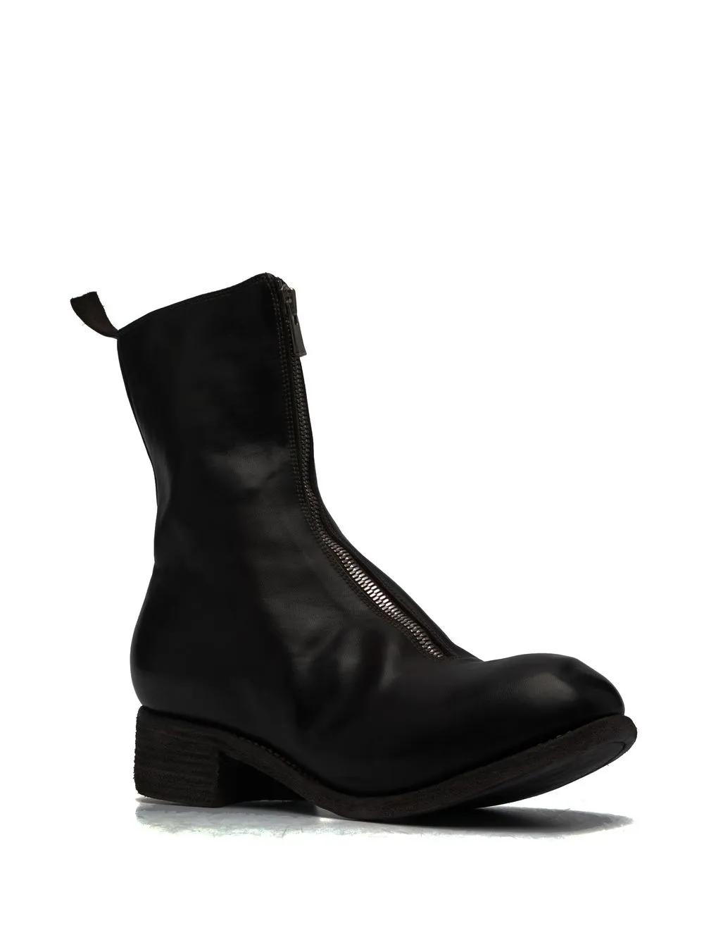 ankle boots zipper front