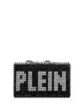 Philipp Plein crystal-embellished clutch bag - Black