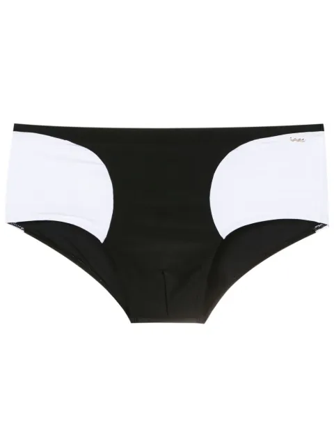 Amir Slama two-tone slip-on swim trunks 