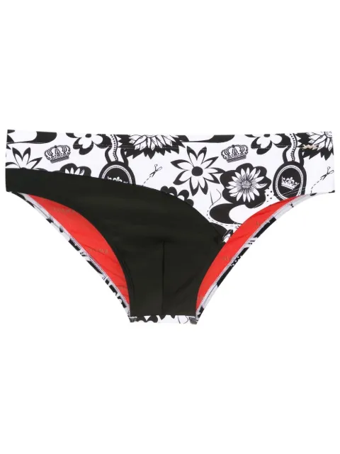 Amir Slama traje de baño con estampado floral 