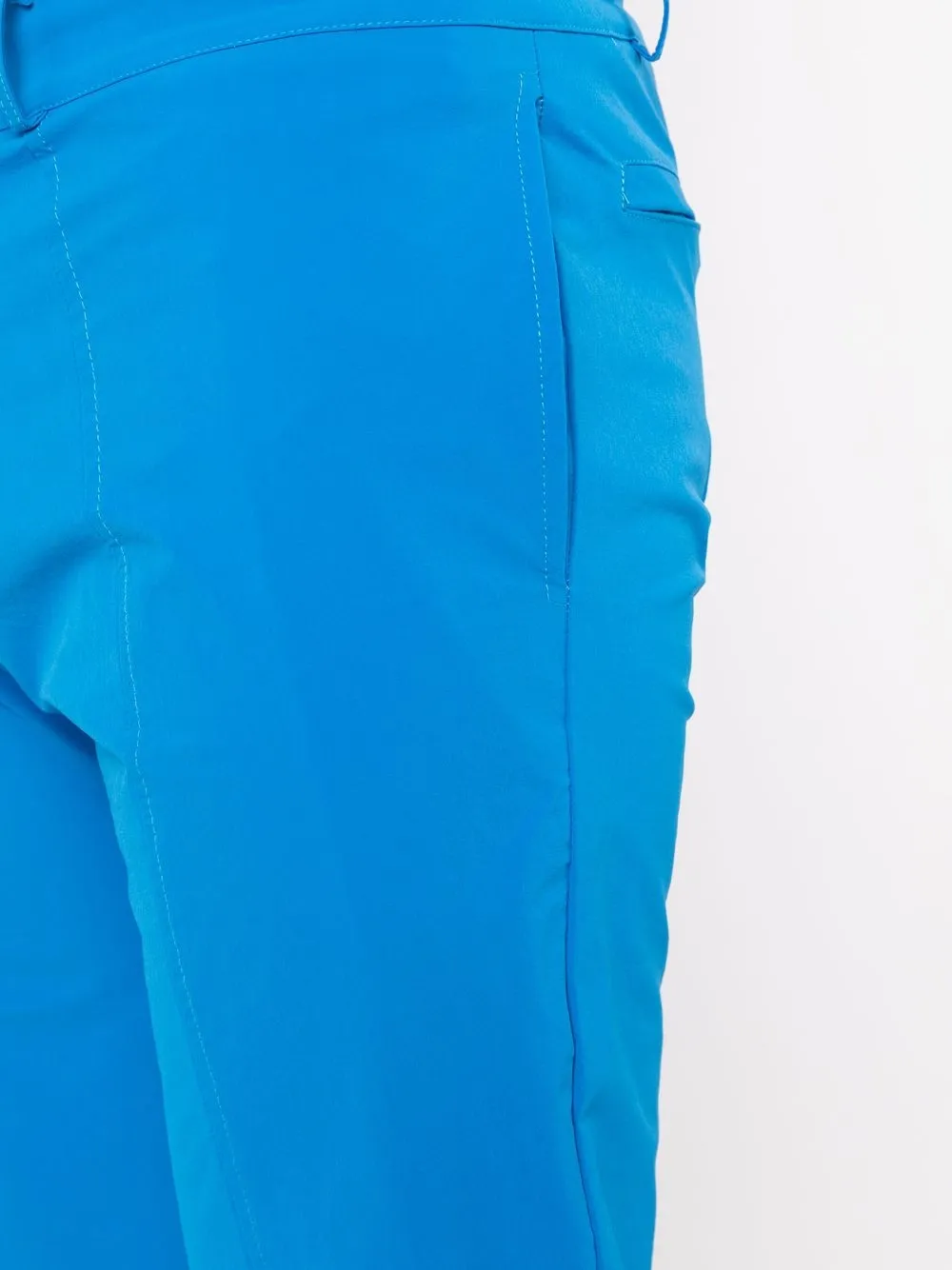 Shop Amir Slama Skinny Low-rise Trousers In Blue