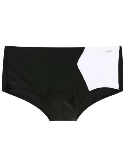Amir Slama two-tone slip-on swim shorts 