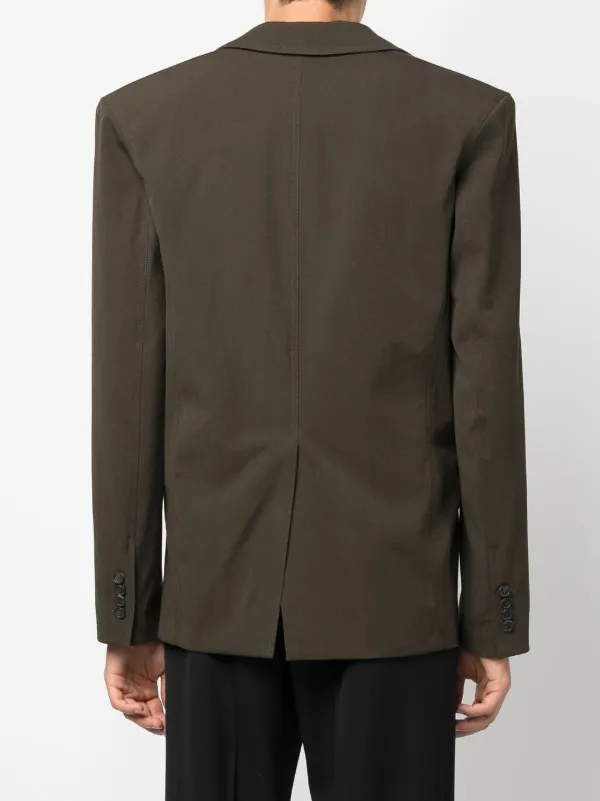 ボトムスその他 Fendi Tailored Waisted Blazer With Embroidered Logo Fendi - Slim-Fit Logo-Jacquard Blazer - Brown Fendi