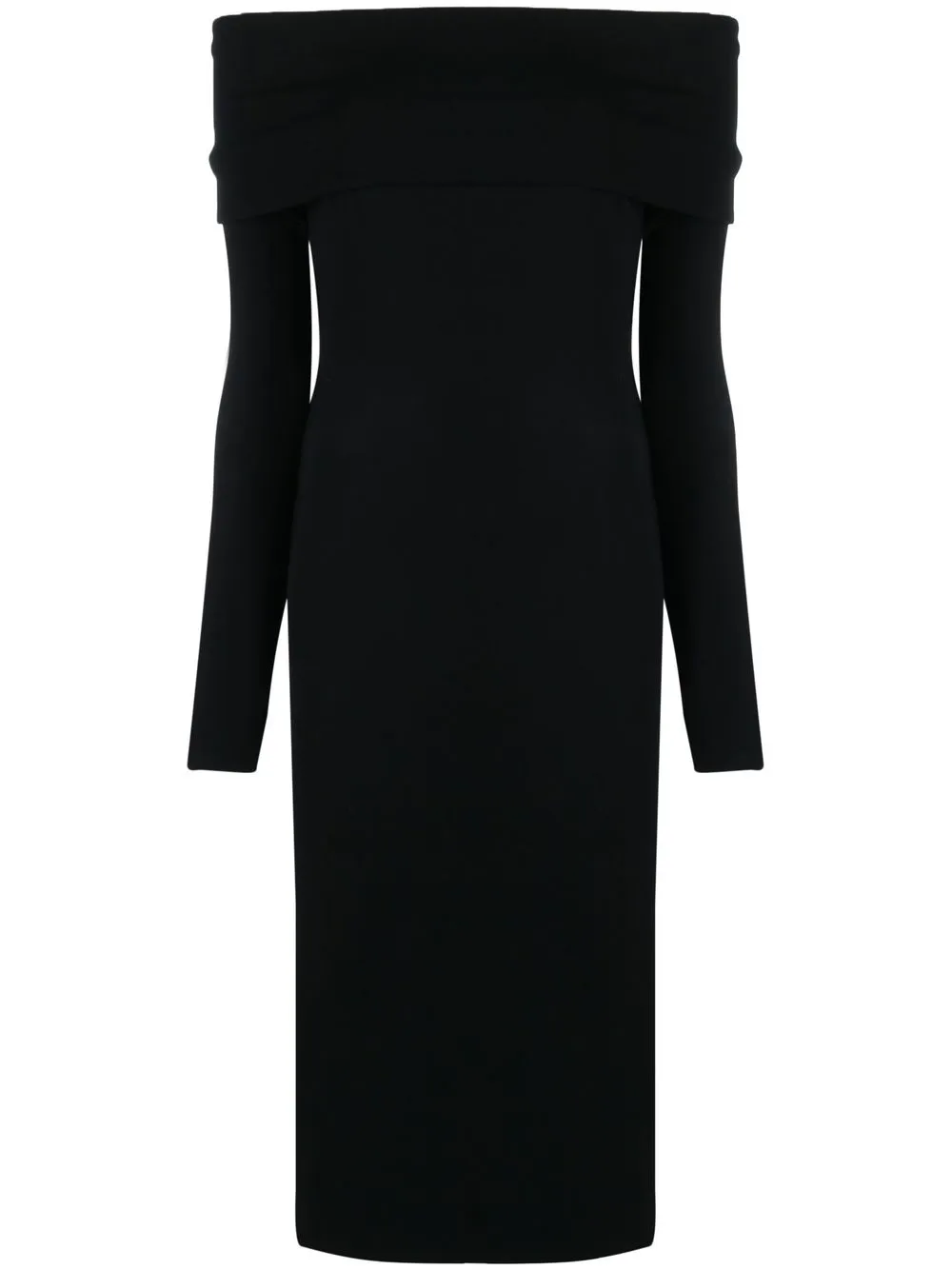 

THE ANDAMANE off-shoulder midi dress - Black