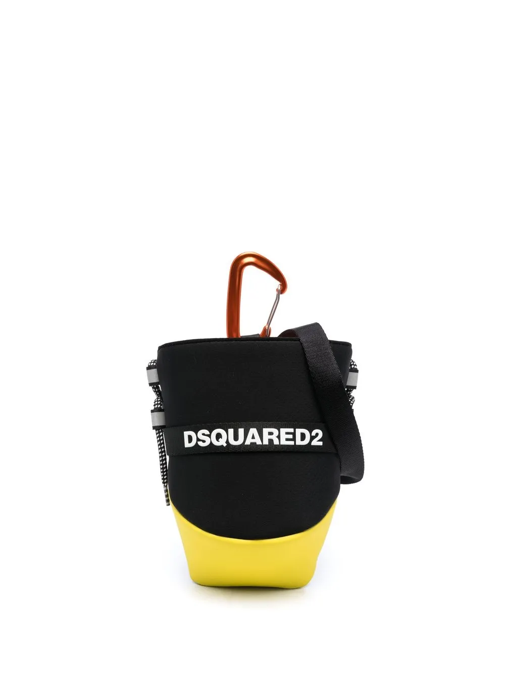 

Dsquared2 logo-print panelled shoulder bag - Blue