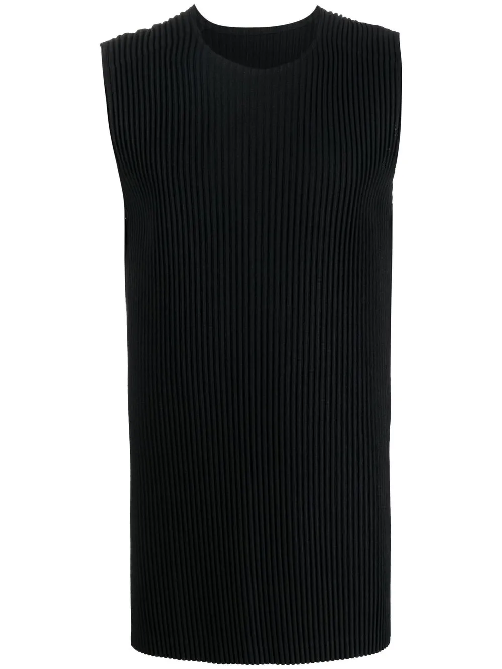 

Homme Plissé Issey Miyake micro-pleated sleeveless tank top - Black