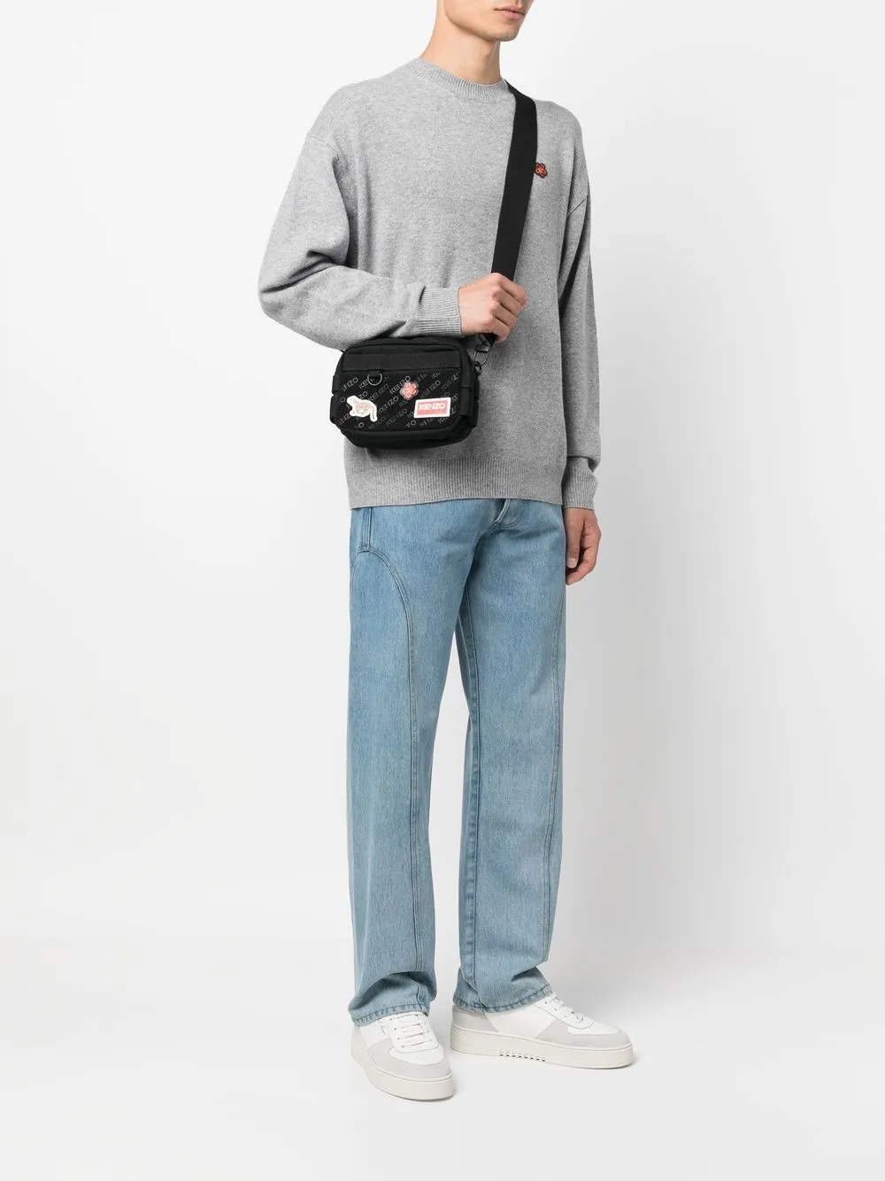 Kenzo ロゴパッチ ショルダーバッグ - Farfetch Kenzo ロゴパッチ ショルダーバッグ - Farfetch