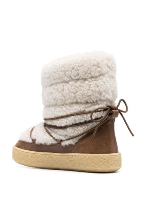 Isabel Marant Zimlee Shearling Snow Boots - Farfetch