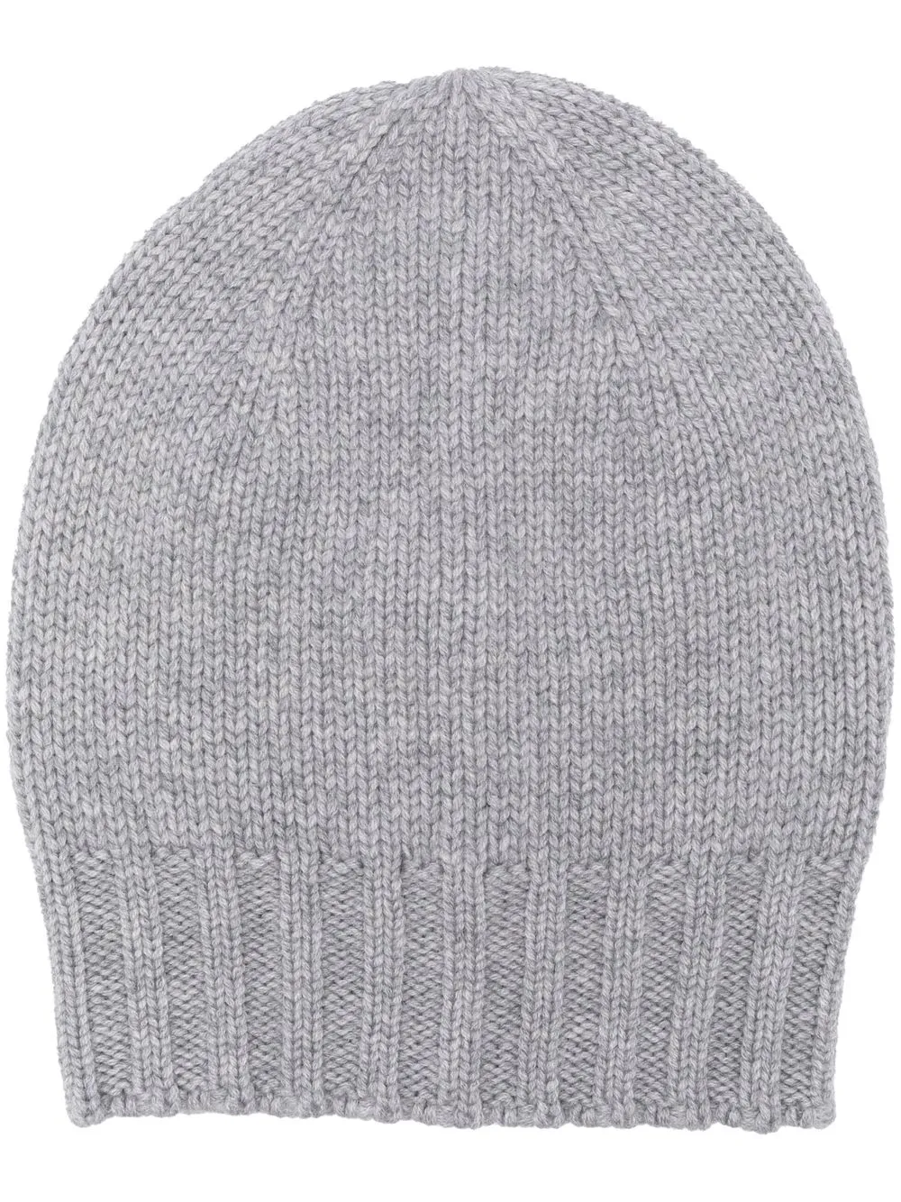 

D4.0 gorro tejido canalé grueso - Gris