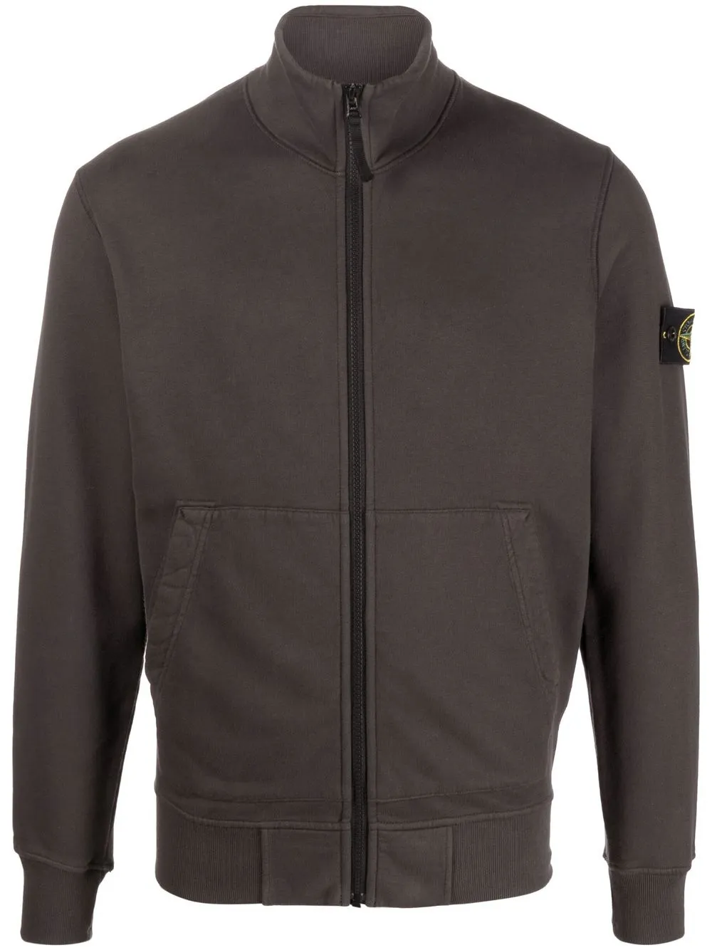 

Stone Island sudadera con parche de Compass - Verde