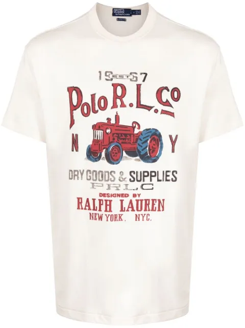 graphic-prit cotton T-shirt