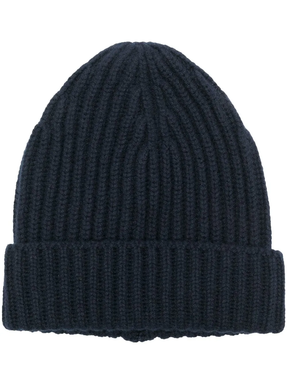 

Malo ribbed-knit design beanie - Blue