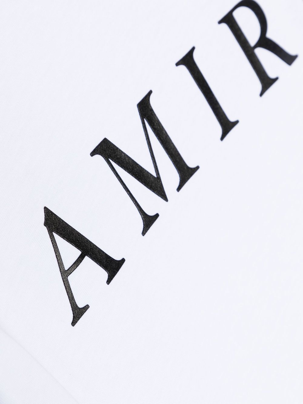 Shop Amiri Logo-print T-shirt In Weiss